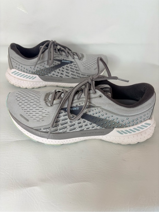 Brooks Shoes - Brooks Adrenaline GTS 21 Women’s Running Shoes Gray Blue Size 9 Sneakers